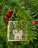 Tiny Square Frame Custom Portrait Ornament - Christmas Limited Edition
