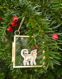 Tiny Square Frame Custom Portrait Ornament - Christmas Limited Edition