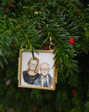 Tiny Square Frame Custom Portrait Ornament - Christmas Limited Edition