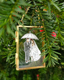 Tiny Rectangle Frame Custom Portrait Ornament - Christmas Limited Edition